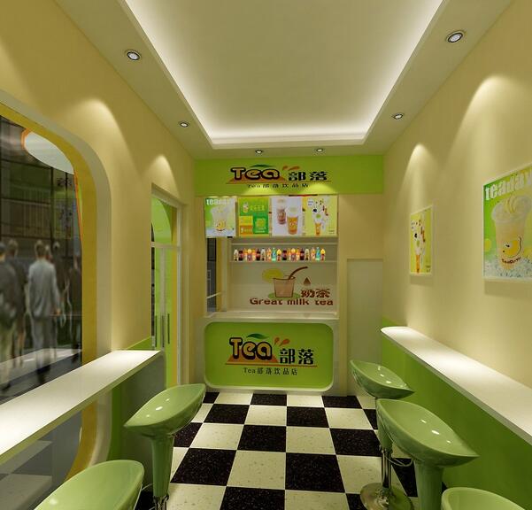 成都奶茶店装修设计 经典案例欣赏|室内设计|空间/建筑|cdhtlzs - 原创设计作品 